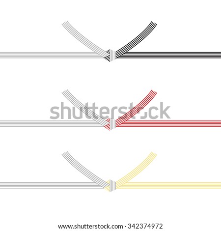 The color is different Mizuhiki / "mizuhiki" the webbing to be applied to the paper wrapped in celebration and sorrow in applications.