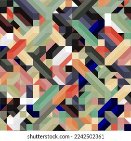 Color Dimonds, Illustration, abstrakte Illustration