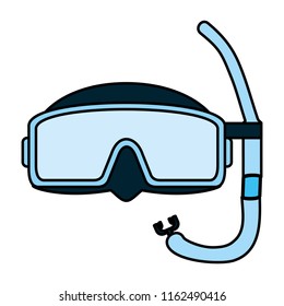 color diving mask style underwater equipment