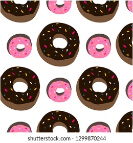 Color donuts pattern