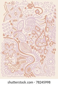 color doodle background