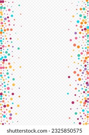 Color Dot Independence Vector Fondo transparente. El fondo del polvo divertido. Fondo de Ronda Festesiva. Cartel del Carnaval de Lluvia Arcoiris.