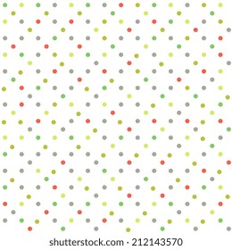 Color dots background. Seamless
