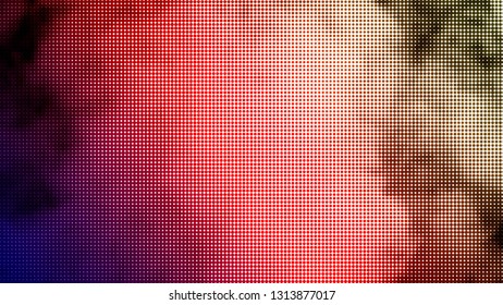 color dots vector illustration from smoke 