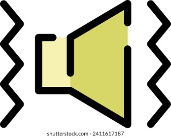Color dotted line icon vibration