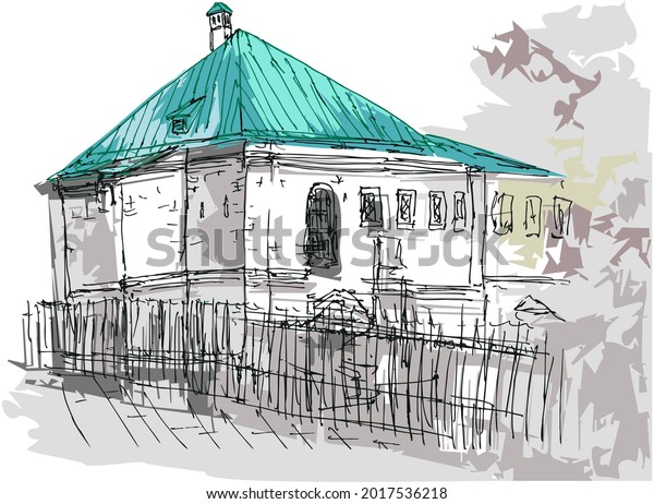 Картинка для iThyx рисунка  изображающего Приказную избу в Замоскоречье
