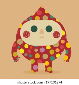 color drop character