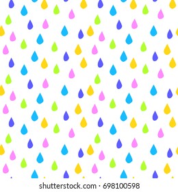 Color drop, vector seamless background
