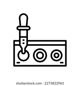 icono del cuentagotas de color para tu sitio web, móvil, presentación y diseño de logotipo.