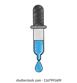 Color dropper symbol scribble
