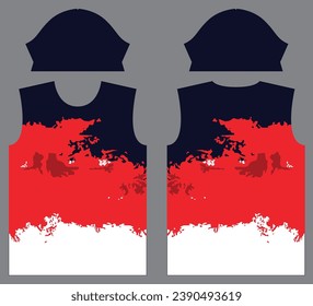 Color Drops Jersey Design Vector 