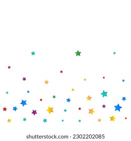 Color Dust Effect Vector White Background. Christmas Rain Wallpaper. Carnaval Splash Postcard. Rainbow Constellation Fun Design.