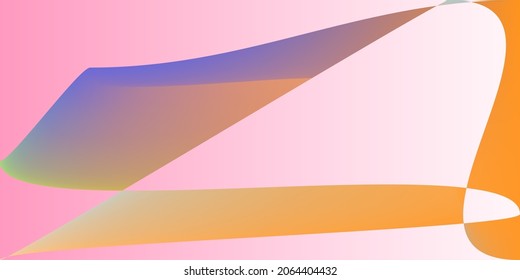 Color Dynamic Technology Pink Original Background. Multicolor Minimal Psychedelic Layers Fluid Gradient Mesh. Digital Pastel Rainbow Smooth Illustration. Shape Modern Neon Futuristic Horizontal Lines.