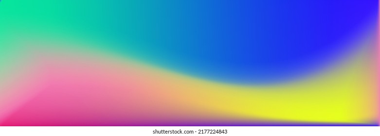 Malla de gradiente multicolor de fluido ondulado dinámico de color. La Luz Vibrante Líquida Desdibuja La Superficie Suave Del Agua. Fondo Pastel de la curva del cielo brillante del atardecer. Fondo del degradado del amanecer brillante Neon Vivid Colorful.