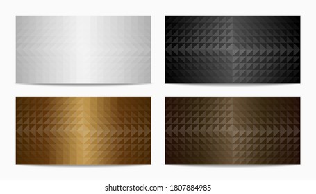 Geometrischer Farbbodentonhintergrund für das Dreieck. Umfasst Design, Vektorgrafik.