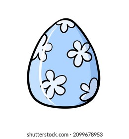 color Mano de Pascua dibujada para el diseño de tarjetas de vacaciones