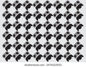 Color editable pattern Beautiful design and nice symbol for cloth, tile, wall, floor etc.