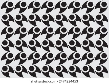 Color editable vector pattern beautiful design and nice symbol for cloth, tile, wall, floor etc.