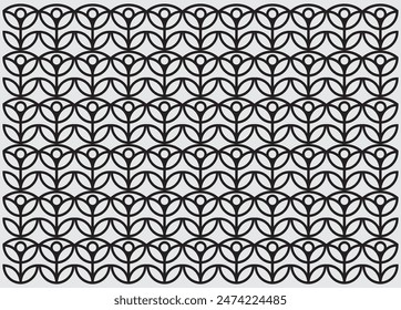 Color editable vector pattern beautiful design and nice symbol for cloth, tile, wall, floor etc.