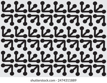 Color editable vector pattern beautiful design and nice symbol for cloth, tile, wall, floor etc.