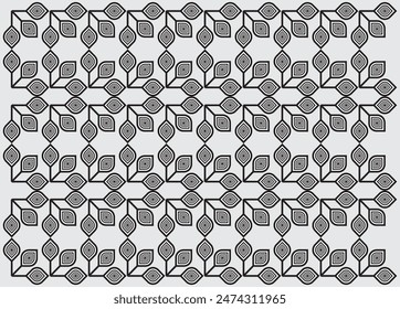 Color editable vector pattern beautiful design and nice symbol for cloth, tile, wall, floor etc.