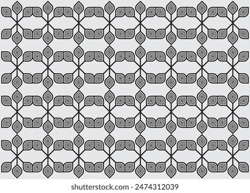 Patrón de Vector editable de color hermoso diseño y simpático símbolo para tela, azulejo, pared, piso, etc.