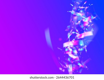 Color Effect. Light Christmas Serpentine. Abstract Tinsel. Laser Element. Birthday Ribbon. Blue Glare Confetti. Digital Paper. 3d Burst. Pink Color Effect