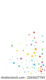 Color Effect Vector White Background Glow Design. Celebrate Shimmer Confetti Texture. Sky Vector White Background Template. Party Christmas Starry Banner.