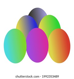 color egg wallpaper with imagination