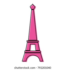 color eiffel tower paris journey vacation