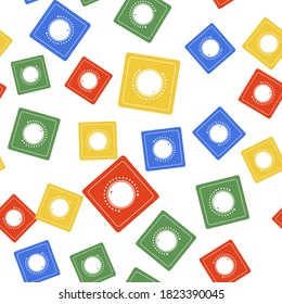 Icono de interruptor de luz eléctrica de color aislado patrón transparente en fondo blanco. Icono de encendido y apagado. Señal del interruptor de la luz del atenuador. Concepto de ahorro de energía. Vector.