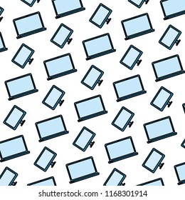color electronic laptop and computer technology background