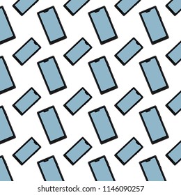 color electronic smartphone screen technology background