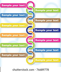 Color element. Used for a poster, brochure, advertisement.