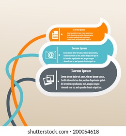 Color elements of infographics. Vector illustration