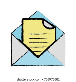 color e-mail message with document information