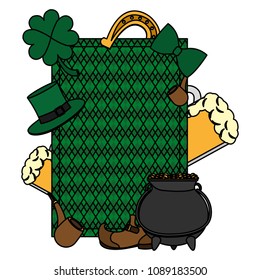 color emblem style with st patrick celebration
