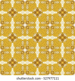 Color Engraving pattern. The protective layer for banknotes, diplomas and certificates. Vector illustration. Roti(Green), Metallic Gold(Yellow), Putty(Yellow) White color shapes