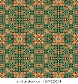 Color Engraving pattern. The protective layer for banknotes, diplomas and certificates. Vector illustration
