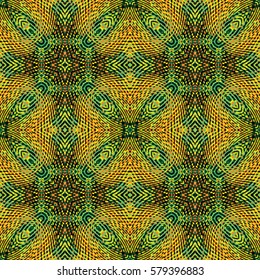 Color Engraving pattern. The protective layer for banknotes, diplomas and certificates. Vector illustration