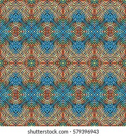 Color Engraving pattern. The protective layer for banknotes, diplomas and certificates. Vector illustration