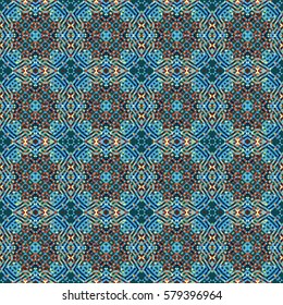 Color Engraving pattern. The protective layer for banknotes, diplomas and certificates. Vector illustration