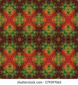 Color Engraving pattern. The protective layer for banknotes, diplomas and certificates. Vector illustration