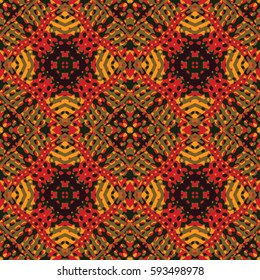 Color Engraving pattern. The protective layer for banknotes, diplomas and certificates. Vector illustration