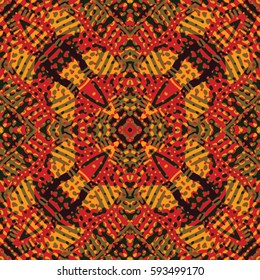 Color Engraving pattern. The protective layer for banknotes, diplomas and certificates. Vector illustration
