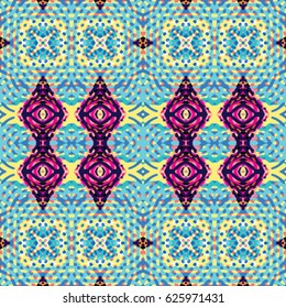Color Engraving pattern. The protective layer for banknotes, diplomas and certificates. Vector illustration
