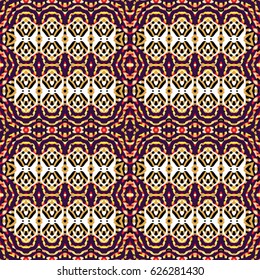 Color Engraving pattern. The protective layer for banknotes, diplomas and certificates. Vector illustration
