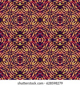 Color Engraving pattern. The protective layer for banknotes, diplomas and certificates. Vector illustration