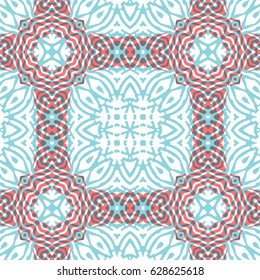 Color Engraving pattern. The protective layer for banknotes, diplomas and certificates. Vector illustration