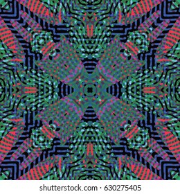 Color Engraving pattern. The protective layer for banknotes, diplomas and certificates. Vector illustration